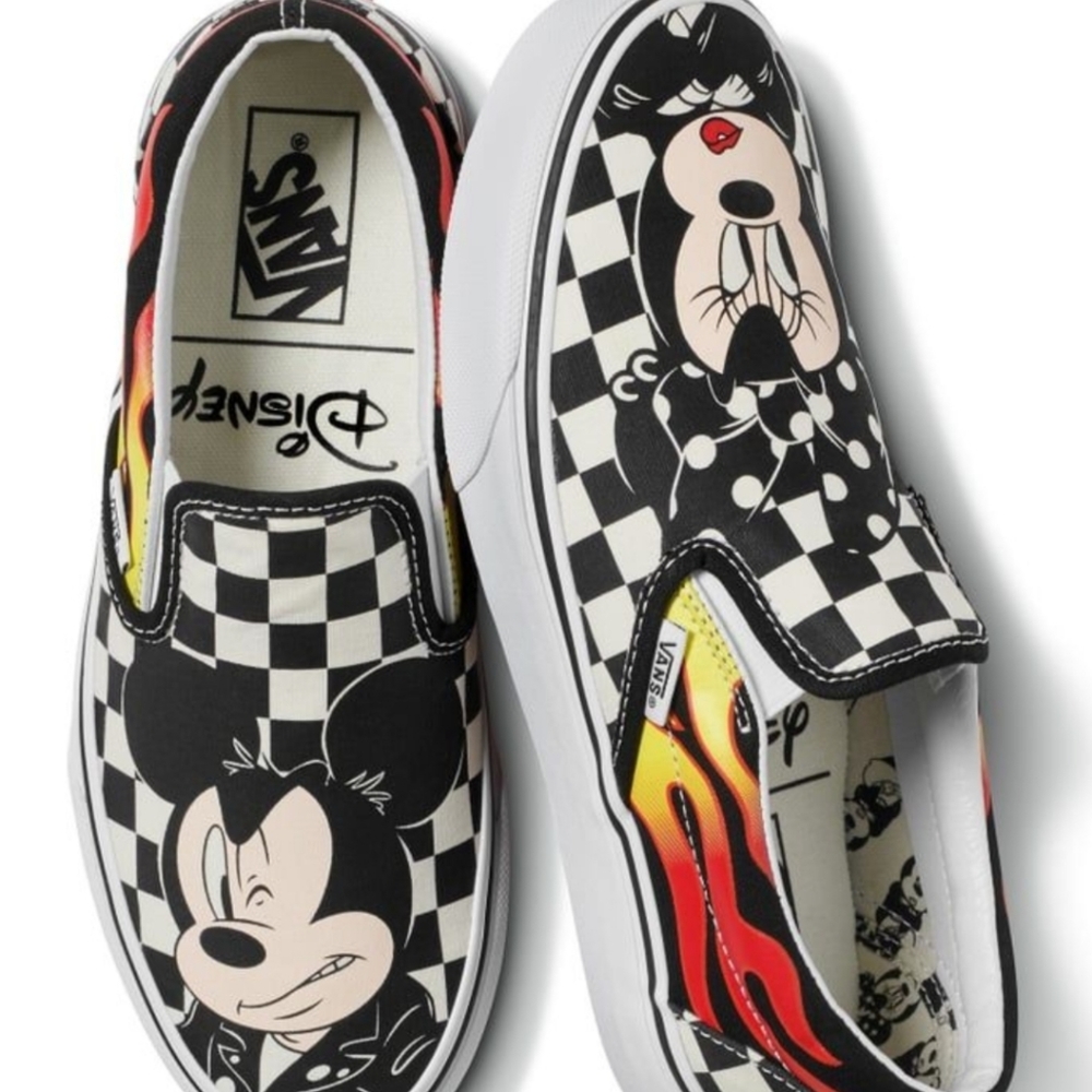 Vans X Classic Slip On Mickey &Minnie